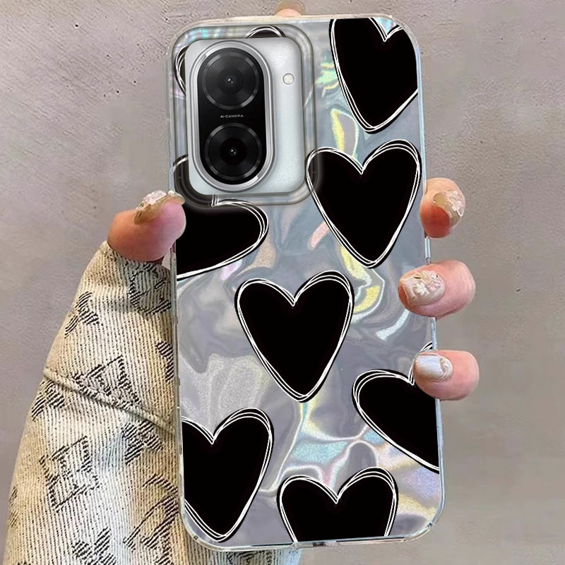 Computer Case - Moda romantik aşk kalp telefon kılıfı